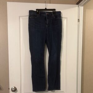 St. John's Bay Women's Deep Blue Straight Leg Jeans